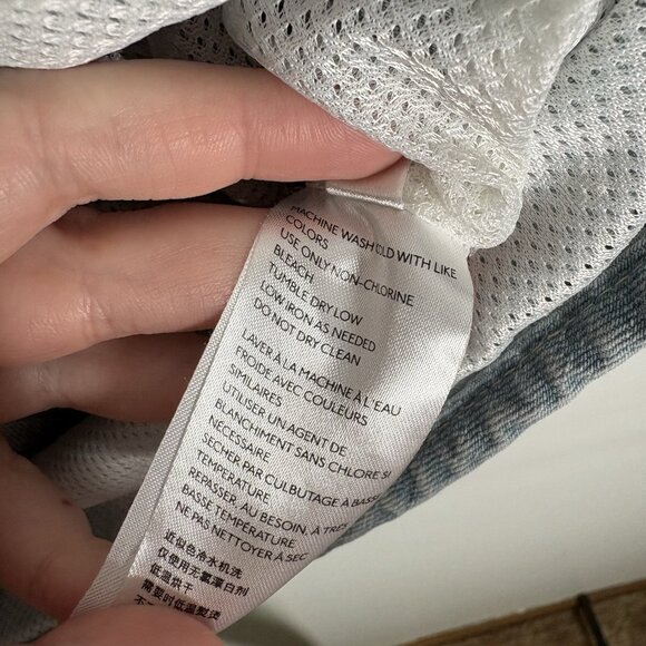 BDG Urban Outfitters Men Size S Blue Casual 90s Y2K Zip Front Denim Utility Vest - Picture 7 of 9